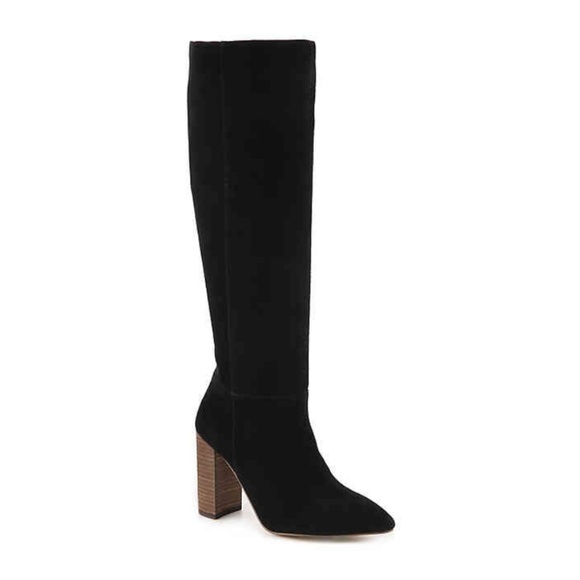 Steve Madden Shoes - Steve Madden Heel Suede Knee Boots